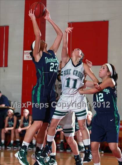 Thumbnail 3 in Pine Creek vs. ThunderRidge (Regis Hoop Classic) photogallery.