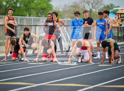 Thumbnail 2 in UIL 3A Track & Field District (100M) photogallery.
