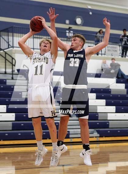 Thumbnail 3 in Snow Canyon vs. Highland (Corner Canyon Tournament of Champions) photogallery.