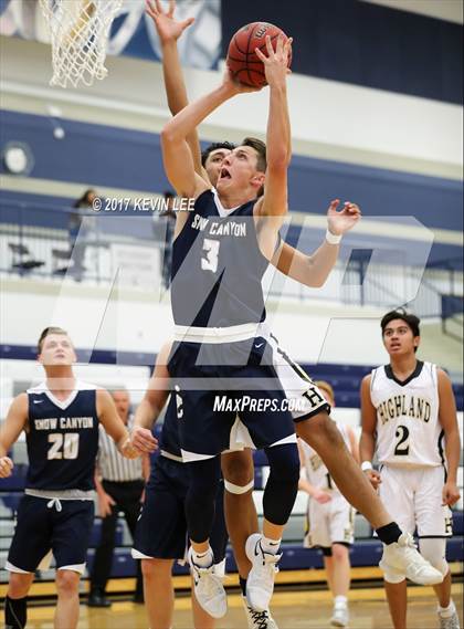 Thumbnail 2 in Snow Canyon vs. Highland (Corner Canyon Tournament of Champions) photogallery.