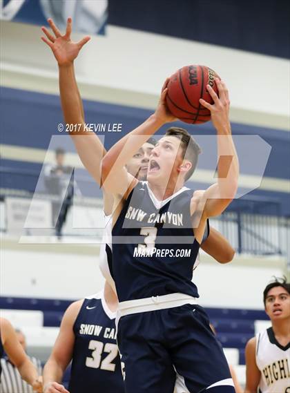 Thumbnail 1 in Snow Canyon vs. Highland (Corner Canyon Tournament of Champions) photogallery.