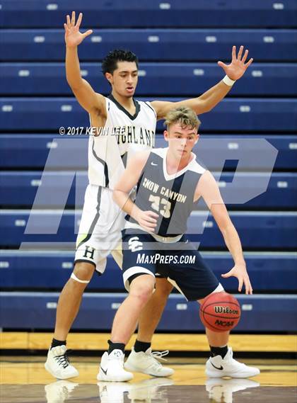 Thumbnail 3 in Snow Canyon vs. Highland (Corner Canyon Tournament of Champions) photogallery.