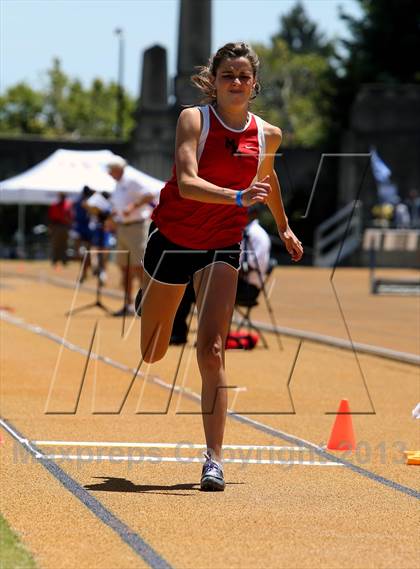 Thumbnail 2 in CIF NCS Masters Track and Field (Girls Triple Jump) photogallery.
