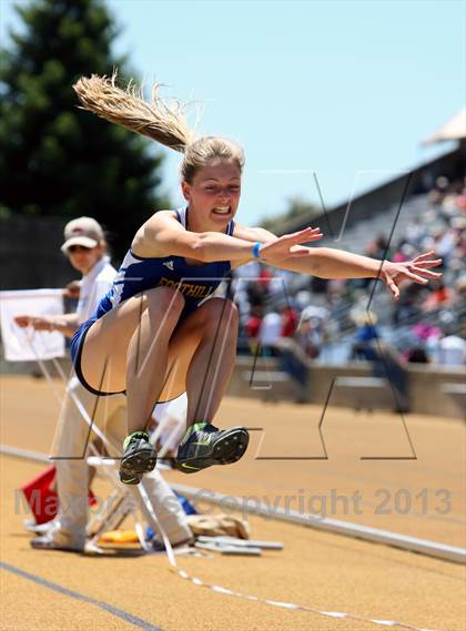 Thumbnail 1 in CIF NCS Masters Track and Field (Girls Triple Jump) photogallery.