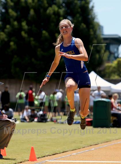 Thumbnail 3 in CIF NCS Masters Track and Field (Girls Triple Jump) photogallery.