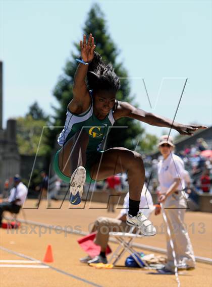 Thumbnail 2 in CIF NCS Masters Track and Field (Girls Triple Jump) photogallery.