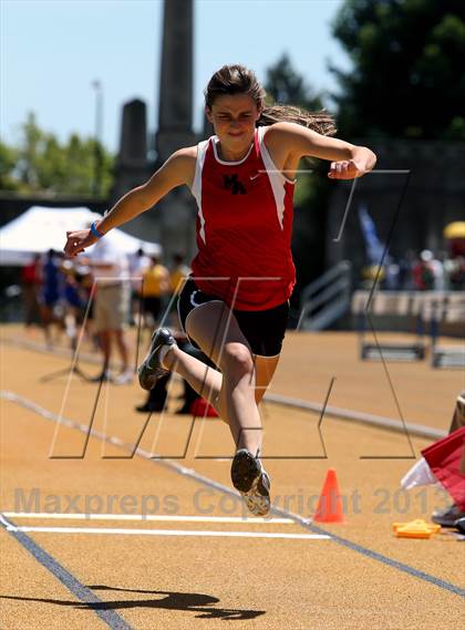 Thumbnail 3 in CIF NCS Masters Track and Field (Girls Triple Jump) photogallery.