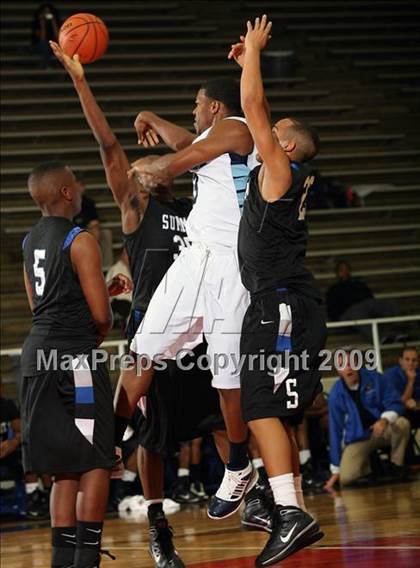 Thumbnail 2 in Manvel Summit vs Alief Elsik (McDonalds Texas Invitational) photogallery.