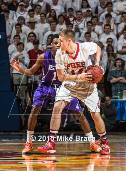 Thumbnail 2 in Fairfield Prep vs. Westhill (CIAC Class LL Final) photogallery.