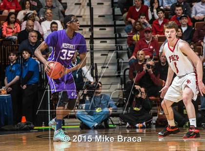 Thumbnail 3 in Fairfield Prep vs. Westhill (CIAC Class LL Final) photogallery.