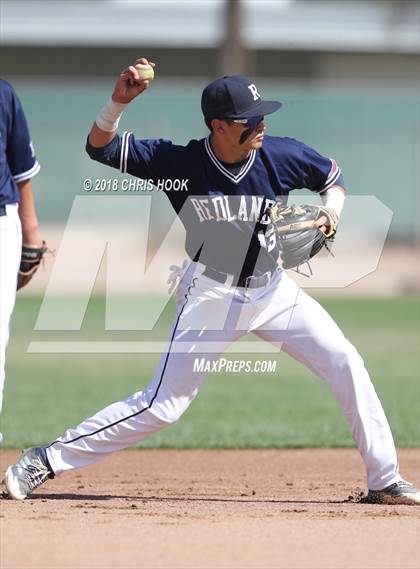 Thumbnail 1 in Redlands vs. Pueblo (Lancer Baseball Classic) photogallery.