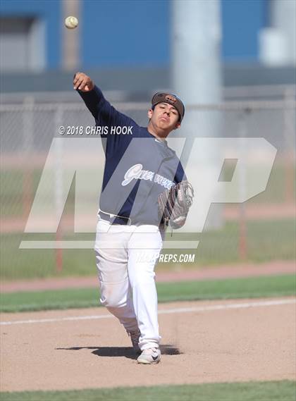 Thumbnail 3 in Redlands vs. Pueblo (Lancer Baseball Classic) photogallery.