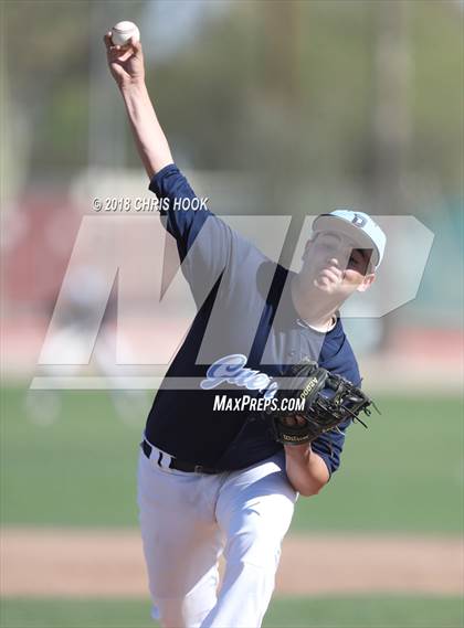 Thumbnail 3 in Redlands vs. Pueblo (Lancer Baseball Classic) photogallery.