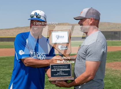 Thumbnail 3 in Smith Valley vs. Indian Springs (NIAA 1A State Championship - Game 2) photogallery.