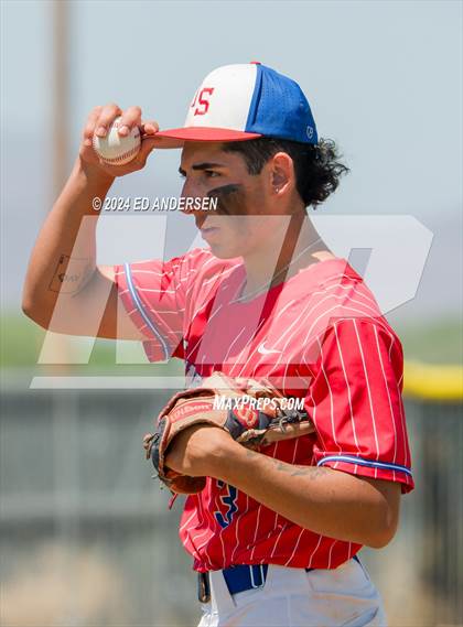 Thumbnail 2 in Smith Valley vs. Indian Springs (NIAA 1A State Championship - Game 2) photogallery.