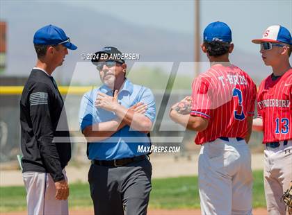 Thumbnail 3 in Smith Valley vs. Indian Springs (NIAA 1A State Championship - Game 2) photogallery.
