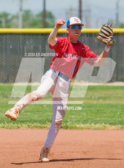 Thumbnail 3 in Smith Valley vs. Indian Springs (NIAA 1A State Championship - Game 2) photogallery.