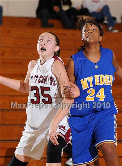 Thumbnail 2 in Mt. Eden vs. West Campus (Jimmy V Classic) photogallery.