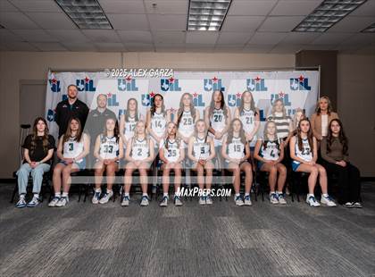 Thumbnail 1 in Nazareth vs. Saltillo (UIL 1A Basketball Division II Final Medal Ceremony) photogallery.