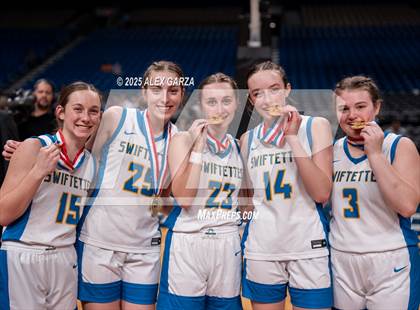 Thumbnail 1 in Nazareth vs. Saltillo (UIL 1A Basketball Division II Final Medal Ceremony) photogallery.