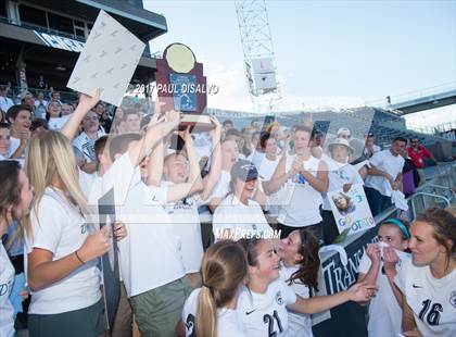 Thumbnail 1 in D'Evelyn vs. Evergreen (CHSAA 4A Final) photogallery.