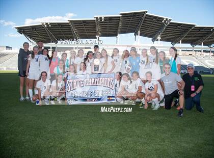 Thumbnail 1 in D'Evelyn vs. Evergreen (CHSAA 4A Final) photogallery.