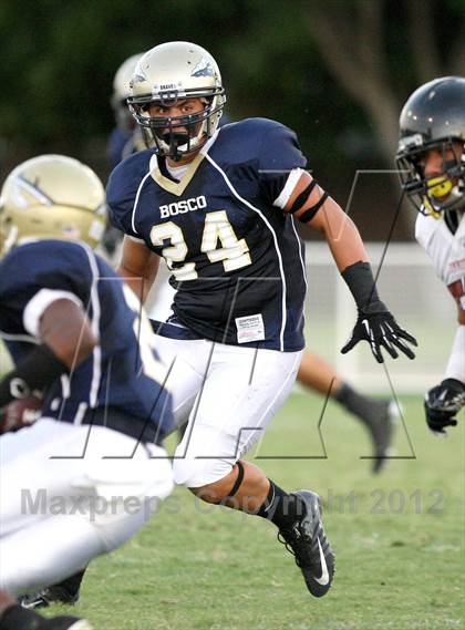 Thumbnail 1 in Dominguez vs. St. John Bosco photogallery.