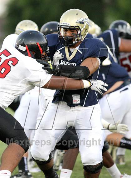 Thumbnail 2 in Dominguez vs. St. John Bosco photogallery.