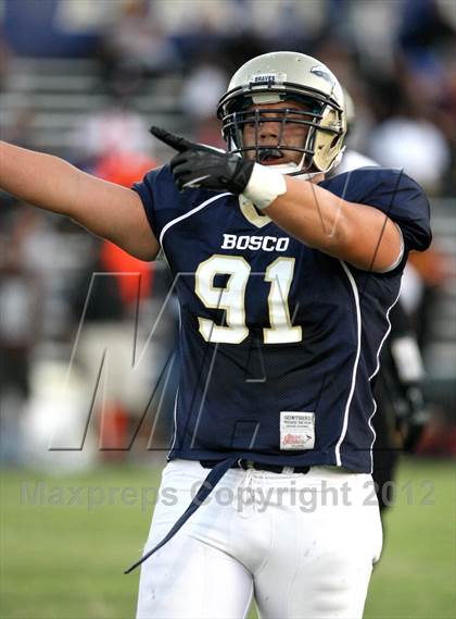 Thumbnail 1 in Dominguez vs. St. John Bosco photogallery.