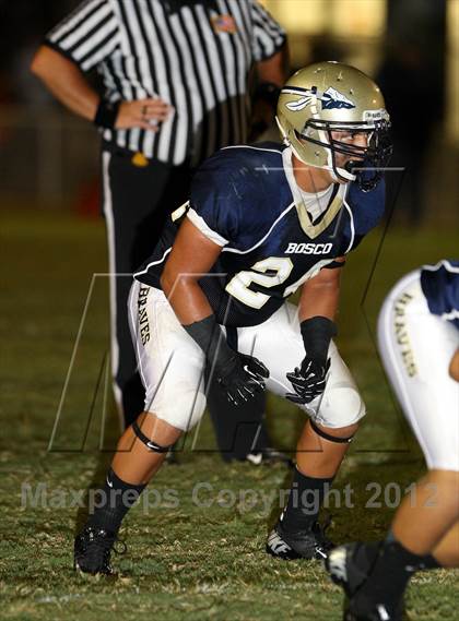 Thumbnail 1 in Dominguez vs. St. John Bosco photogallery.