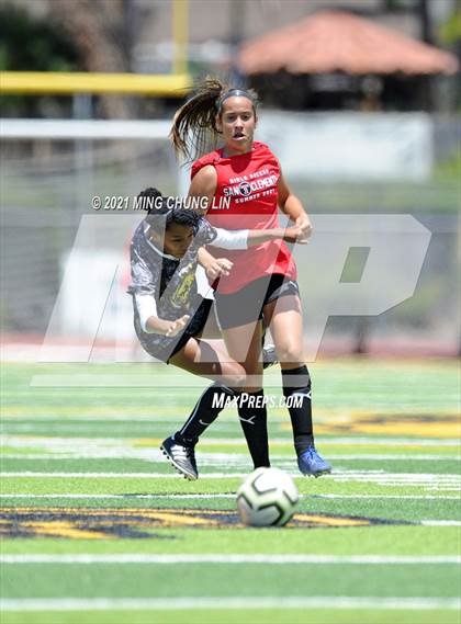 Thumbnail 2 in Capistrano Valley vs. San Clemente (Summer League) photogallery.