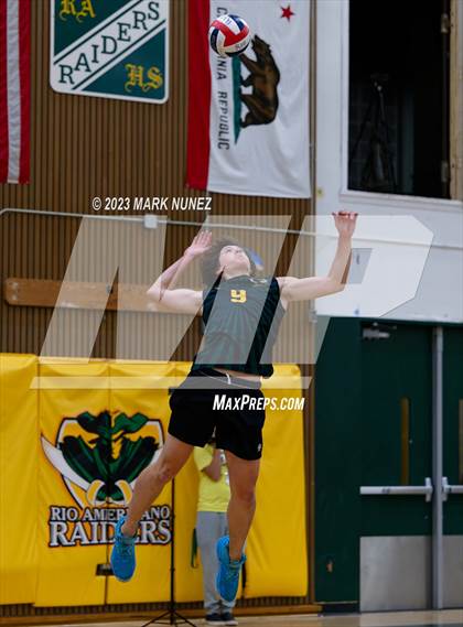 Thumbnail 2 in Elk Grove vs. Rio Americano (CIF SJS Division 2 Quarterfinal) photogallery.