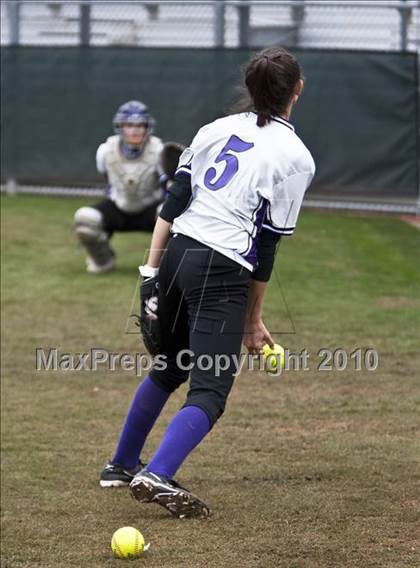 Thumbnail 3 in Crowley vs. Bell (Mansfield Varsity Softball Tournament) photogallery.