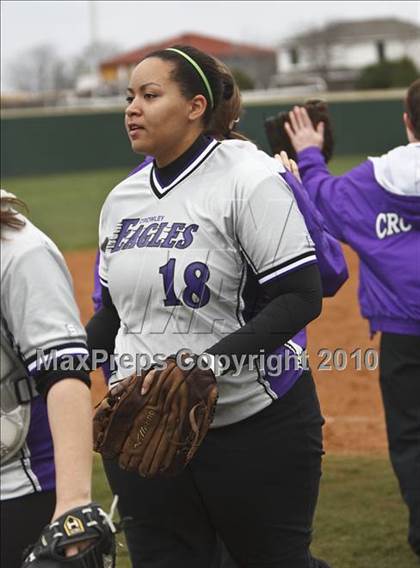 Thumbnail 1 in Crowley vs. Bell (Mansfield Varsity Softball Tournament) photogallery.