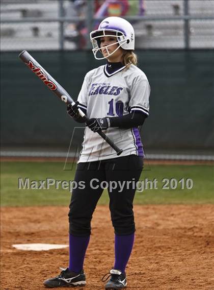 Thumbnail 3 in Crowley vs. Bell (Mansfield Varsity Softball Tournament) photogallery.