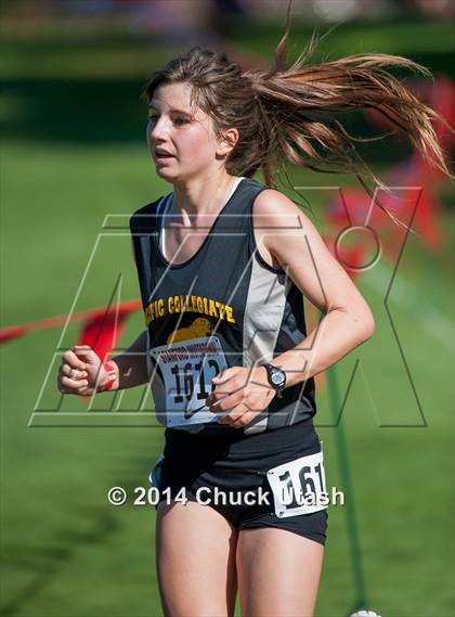 Thumbnail 1 in Stanford Invitational Girls 5K Division 3-5 Race photogallery.
