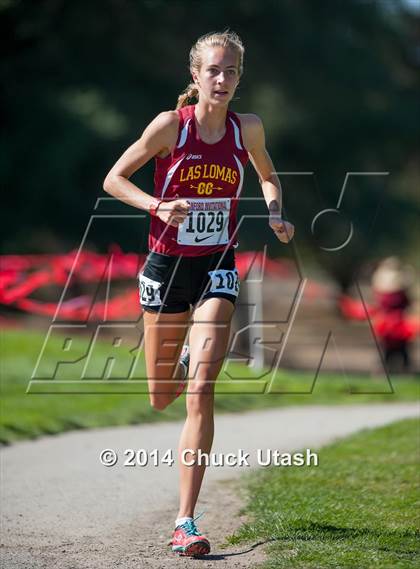 Thumbnail 3 in Stanford Invitational Girls 5K Division 3-5 Race photogallery.