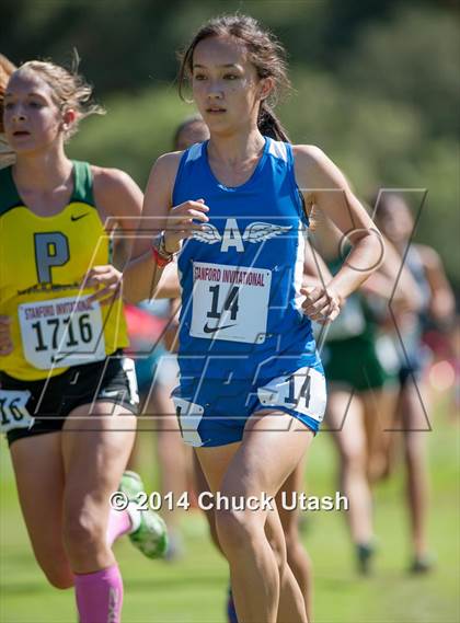 Thumbnail 1 in Stanford Invitational Girls 5K Division 3-5 Race photogallery.