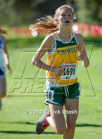 Thumbnail 1 in Stanford Invitational Girls 5K Division 3-5 Race photogallery.