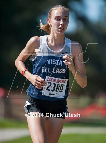 Thumbnail 3 in Stanford Invitational Girls 5K Division 3-5 Race photogallery.