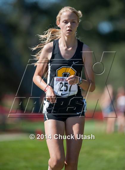 Thumbnail 1 in Stanford Invitational Girls 5K Division 3-5 Race photogallery.