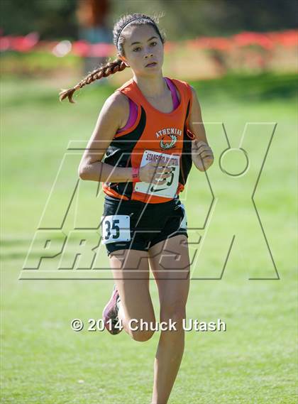 Thumbnail 3 in Stanford Invitational Girls 5K Division 3-5 Race photogallery.