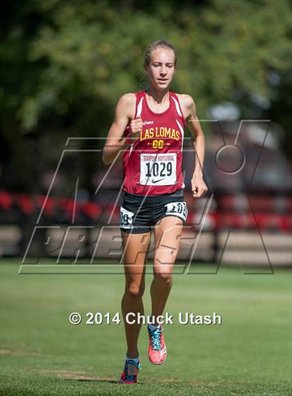 Thumbnail 3 in Stanford Invitational Girls 5K Division 3-5 Race photogallery.
