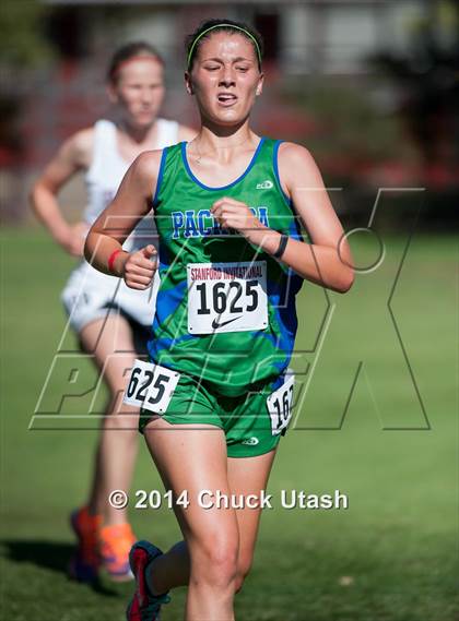 Thumbnail 2 in Stanford Invitational Girls 5K Division 3-5 Race photogallery.