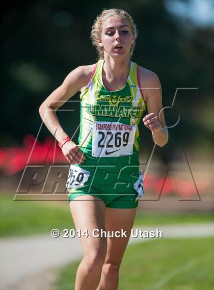 Thumbnail 2 in Stanford Invitational Girls 5K Division 3-5 Race photogallery.