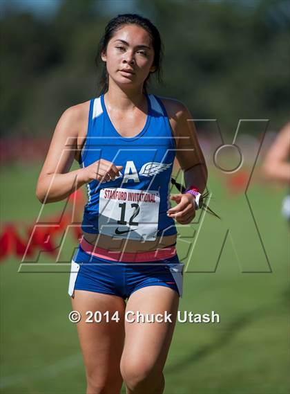 Thumbnail 1 in Stanford Invitational Girls 5K Division 3-5 Race photogallery.