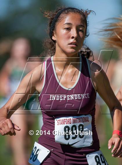 Thumbnail 1 in Stanford Invitational Girls 5K Division 3-5 Race photogallery.