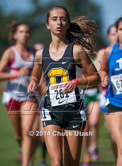 Thumbnail 3 in Stanford Invitational Girls 5K Division 3-5 Race photogallery.