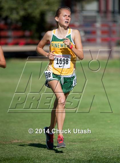 Thumbnail 3 in Stanford Invitational Girls 5K Division 3-5 Race photogallery.