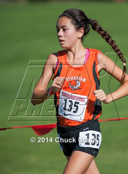 Thumbnail 3 in Stanford Invitational Girls 5K Division 3-5 Race photogallery.
